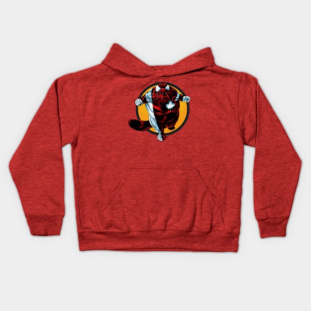 Weapon Marmota Kids Hoodie by ThirteenthFloor